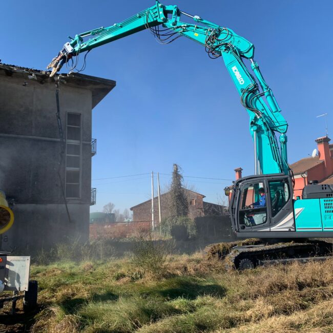 demolizione case in provincia di Vicenza Barbieri Escavazioni